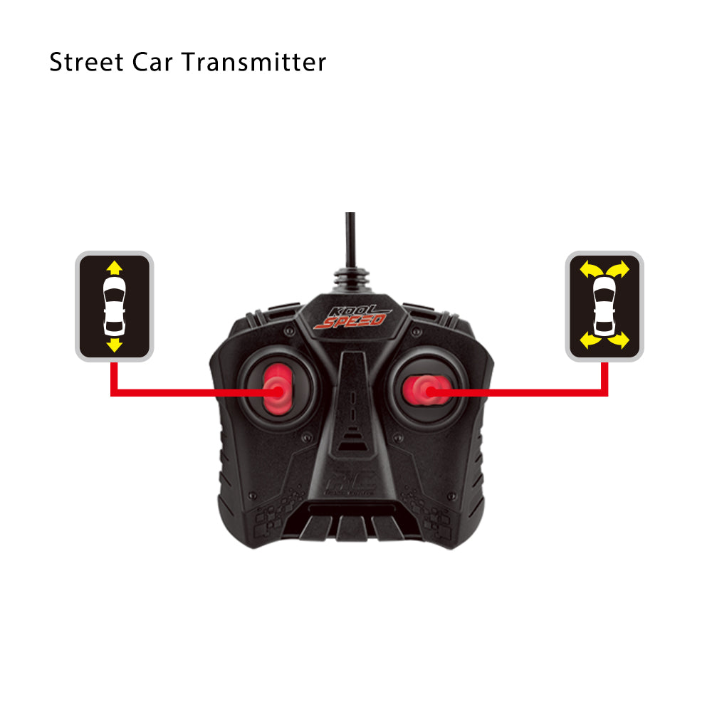 Hot Pursuit Set; I/R Police Helicopter & R/C Street Car